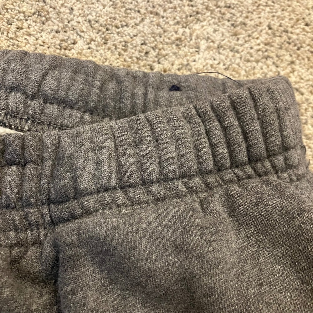 Nike Women's Sweatpants Charcoal Gray Straight Leg Embroidered Swoosh Large - Picture 14 of 14